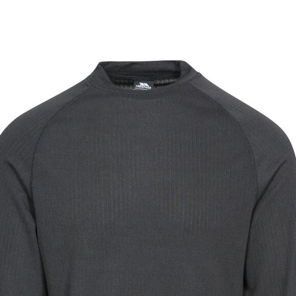Trespass Unisex Adult Flex360 Base Layer Top / Black - Picture 3 of 8